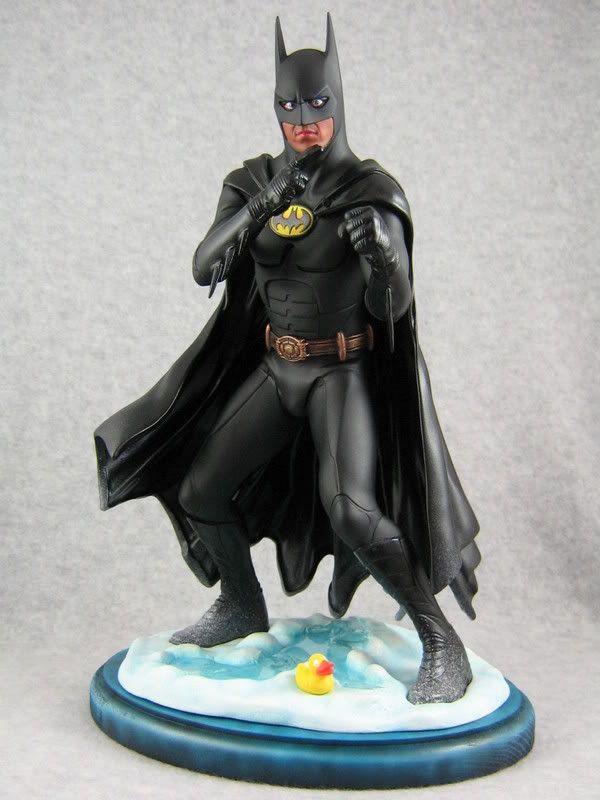 batman keaton statue